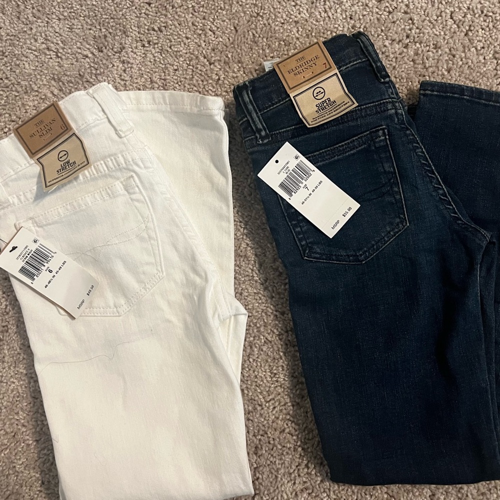 Polo by Ralph Lauren Kids Jeans - White and Dark Blue